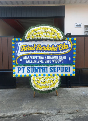 Papan Bunga Duka di Pelepat Ilir