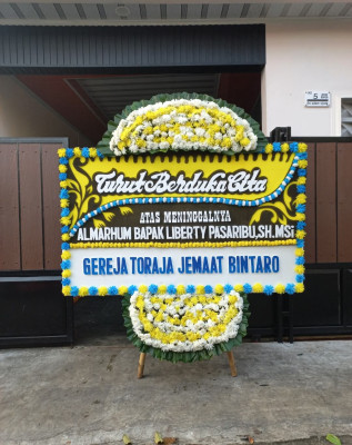 Papan Bunga Duka di Pelepat Ilir